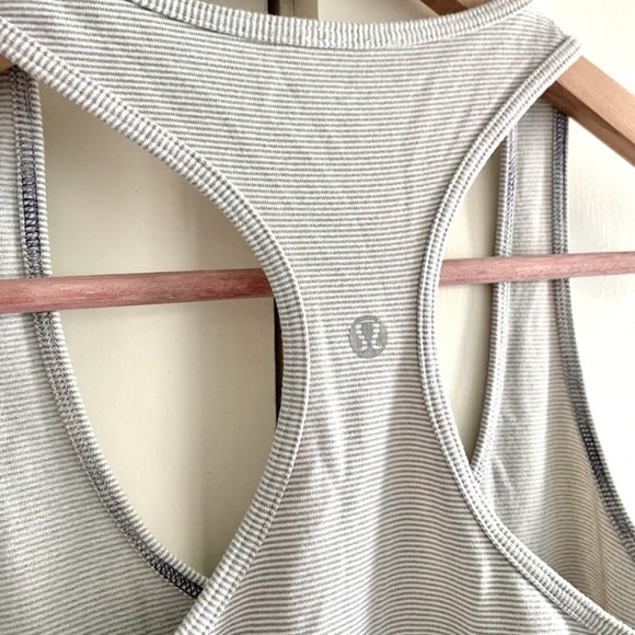 Cool Racerback in Wee Grey Stripe by lululemon - Picture 9 of 9